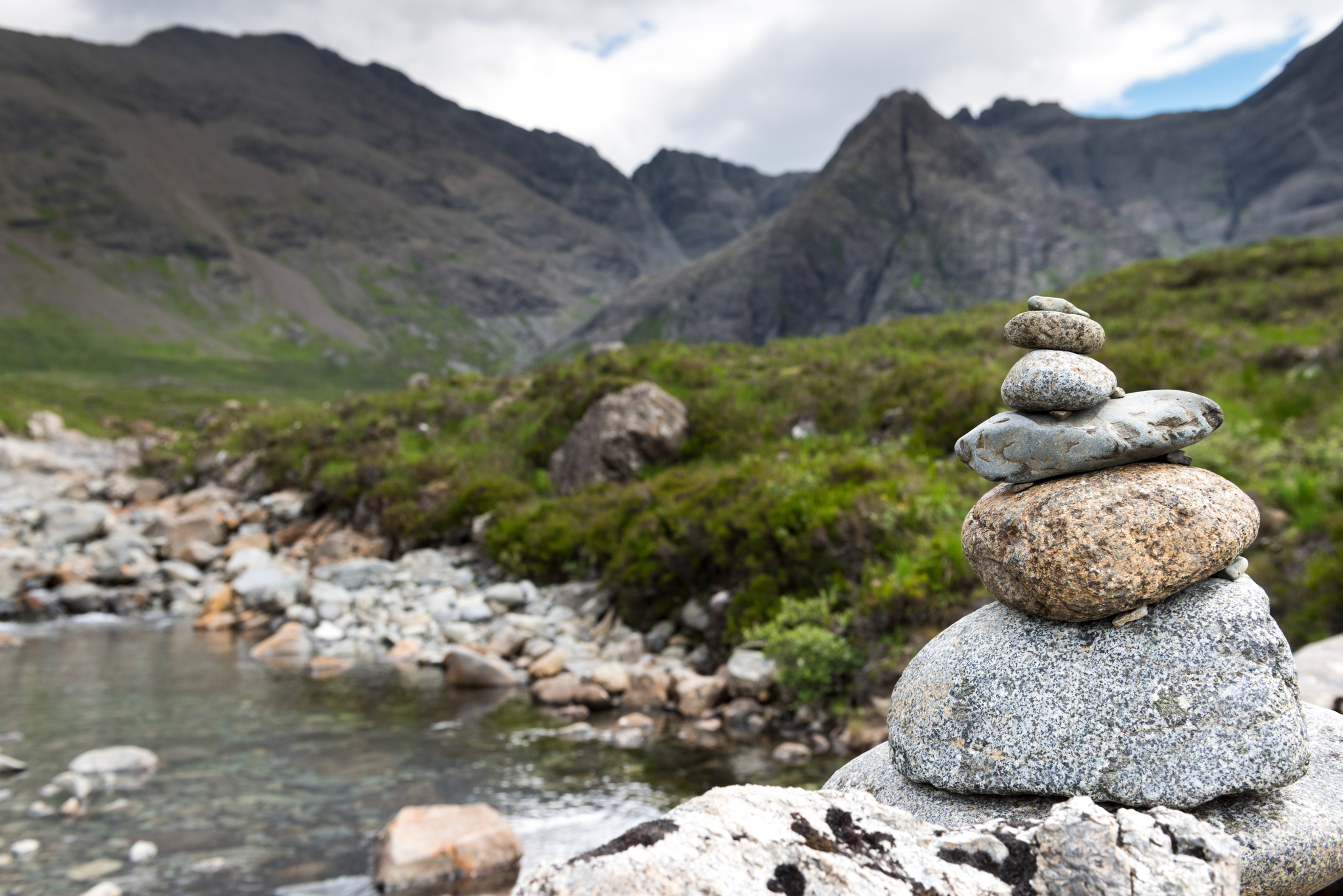 Balance concept, inspiration, zen-like and well being tranquil composition