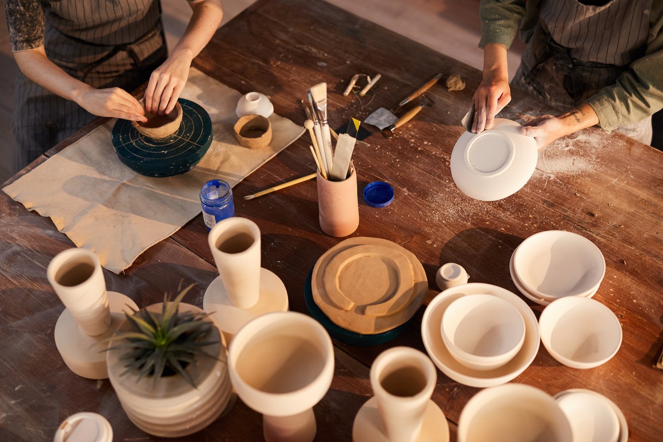 Artisans Working with Ceramics